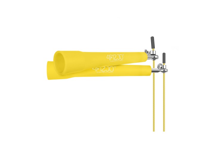 Скакалка швидкісна для кросфіту 4FIZJO Standard+ Yellow (P-5907739311535)