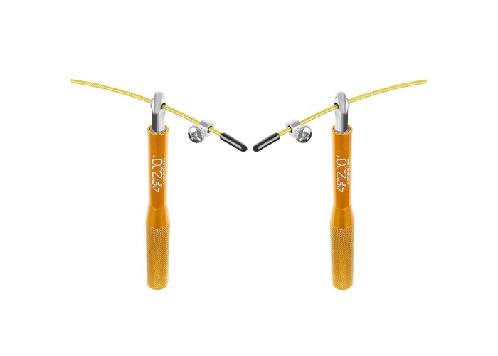 Скакалка швидкісна для кросфіту 4FIZJO Speed Rope Gold (P-5907222931158)