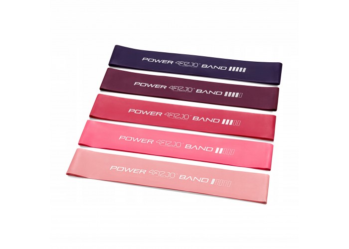 Резинки для фітнесу 4FIZJO Mini Power Band набір 5 шт 1-20 кг Pink (P-5907739311443)