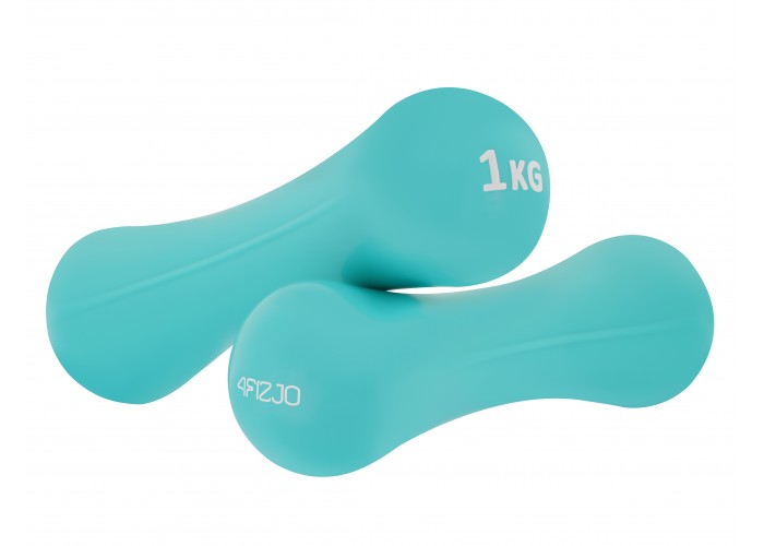 Гантелі вінілові 4FIZJO 8-shape 2 x 1 кг (P-5907739312006)