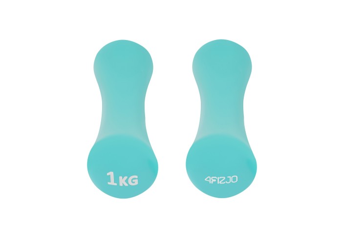 Гантелі вінілові 4FIZJO 8-shape 2 x 1 кг (P-5907739312006)