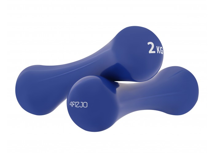 Гантелі вінілові 4FIZJO 8-shape 2 x 2 кг (P-5907739312020)