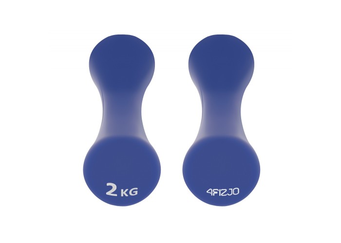 Гантелі вінілові 4FIZJO 8-shape 2 x 2 кг (P-5907739312020)