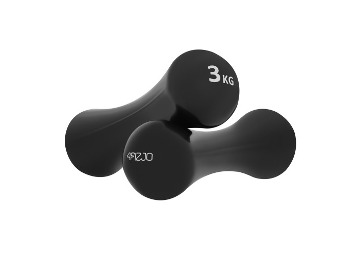 Гантелі вінілові 4FIZJO 8-shape 2 x 3 кг (P-5907739312037)