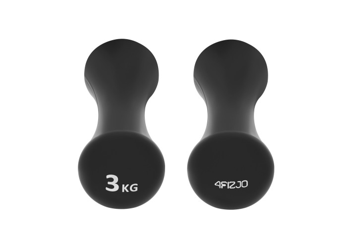 Гантелі вінілові 4FIZJO 8-shape 2 x 3 кг (P-5907739312037)