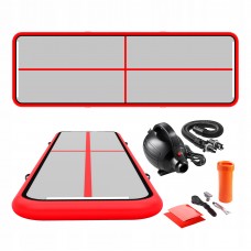 Мат гімнастичний надувний 4FIZJO Air Track Mat 600 x 200 x 20 см White/Red (P-5907739312044)