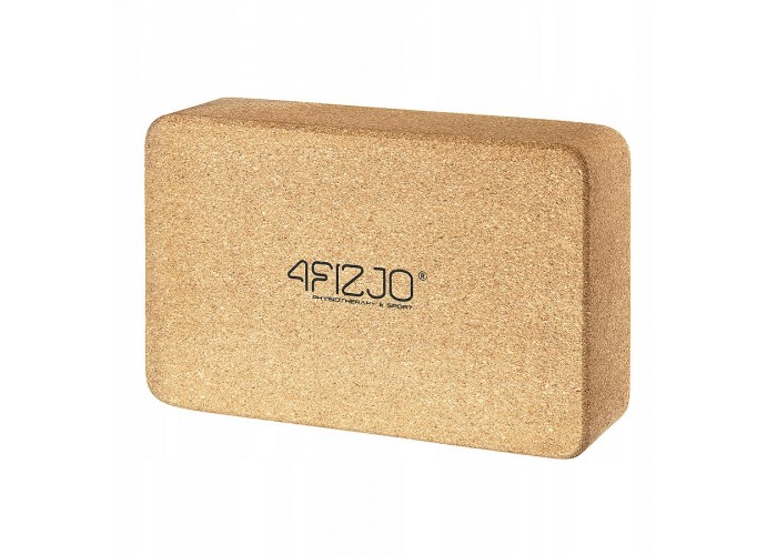 Блок для йоги 4FIZJO 22 x 15 x 7.2 см з пробкового дерева (P-5907739312990)