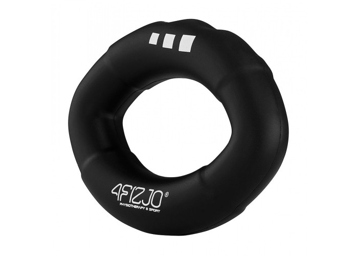 Еспандер кистьовий силіконовий 4FIZJO X-Hard 27 кг Black (P-5907739313768)