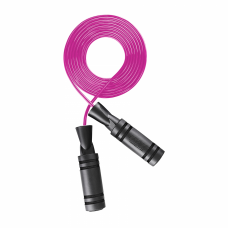 Скакалка з підшипниками 4FIZJO Basic Black/Pink (P-5907739313140)