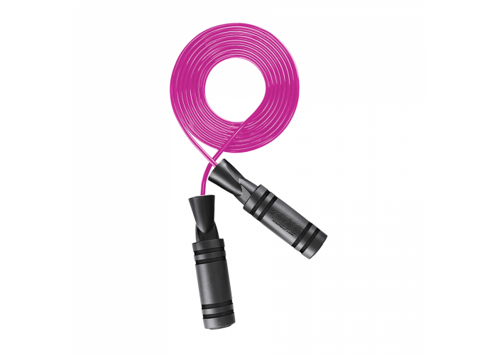 Скакалка з підшипниками 4FIZJO Basic Black/Pink (P-5907739313140)