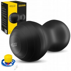 М'яч для фітнесу (арахіс) 4FIZJO Air Ball Peanut 45 x 90 см Anti-Burst Black (P-5907739312938)