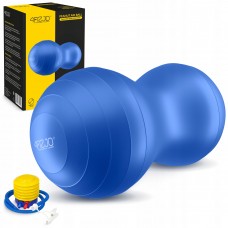 М'яч для фітнесу (арахіс) 4FIZJO Air Ball Peanut 45 x 90 см Anti-Burst Blue (P-5907739312945)
