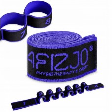 Еспандер з петлями для розтяжки 4FIZJO 90 см Black/Blue (P-5907739313775)
