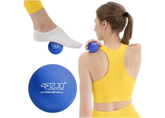Масажний м'яч 4FIZJO Lacrosse Ball 6.25 см Blue (P-5907739314291)
