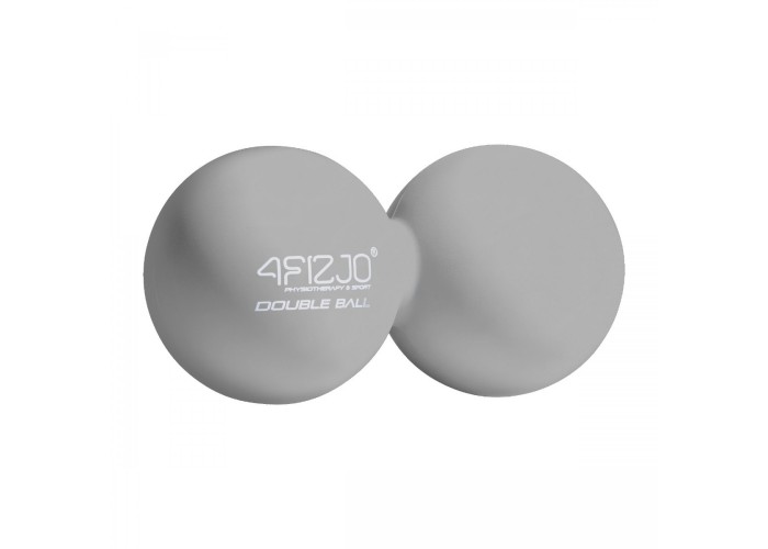 Масажний м'яч подвійний 4FIZJO Lacrosse Double Ball 6.5 x 13.5 см Grey (P-5907739314345)