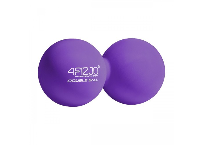 Масажний м'яч подвійний 4FIZJO Lacrosse Double Ball 6.5 x 13.5 см Purple (P-5907739314338)