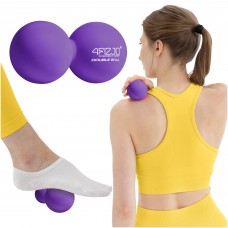 Масажний м'яч подвійний 4FIZJO Lacrosse Double Ball 6.5 x 13.5 см Purple (P-5907739314338)