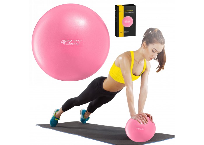 М'яч для пілатесу, йоги, реабілітації 4FIZJO 22 см Pink (P-5907739314482)