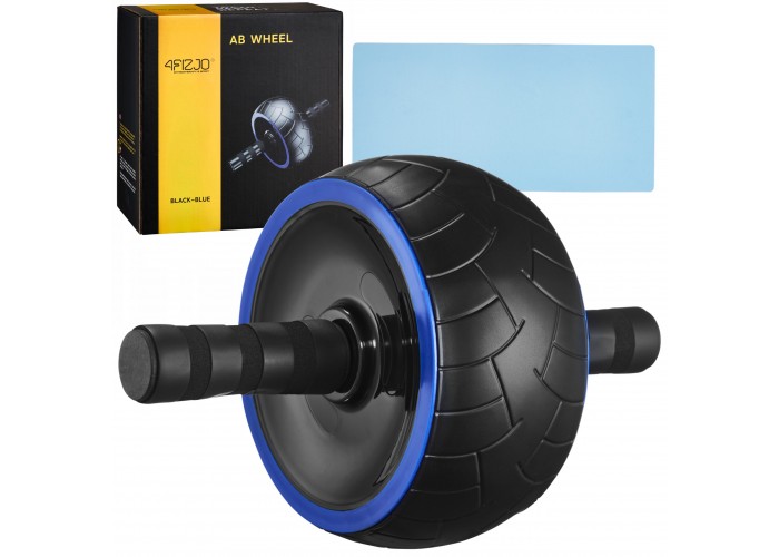 Ролик (гімнастичне колесо) для преса 4FIZJO Ab Wheel XL Black/Blue (P-5907739314437)