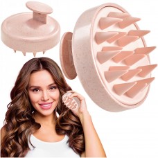 Щітка-масажер 4FIZJO для миття голови Light Pink (P-5907739315175)