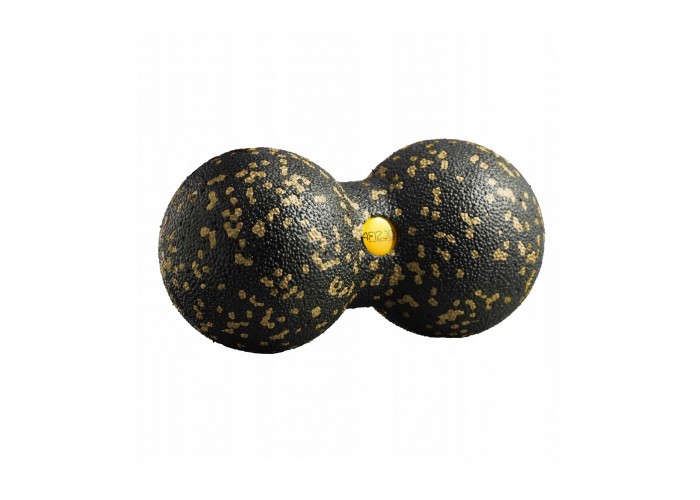 Масажний м'яч подвійний 4FIZJO EPP DuoBall 08 Black/Gold (P-5907739314802)