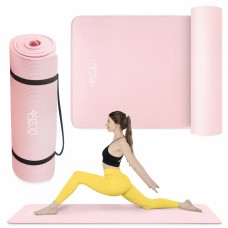 Килимок (мат) спортивний 4FIZJO NBR 180 x 60 x 1.5 см для йоги та фітнесу Light Pink (P-5907739316998)