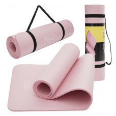 Килимок (мат) спортивний 4FIZJO NBR 180 x 60 x 1 см для йоги та фітнесу Light Pink (P-5907739317001)