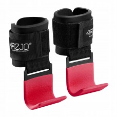 Гачки для перекладини та тяги 4FIZJO Hooks Black/Red (P-5907739314789)