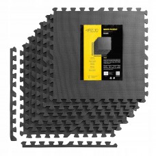 Мат-пазл (ластівчин хвіст) 4FIZJO Mat Puzzle EVA 180 x 120 x 1 cм Black (P-5907739310378)