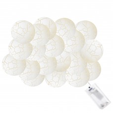 Гірлянда на батарейках Springos Cracked Cotton Balls 2 м 10 LED CL0069 Warm White