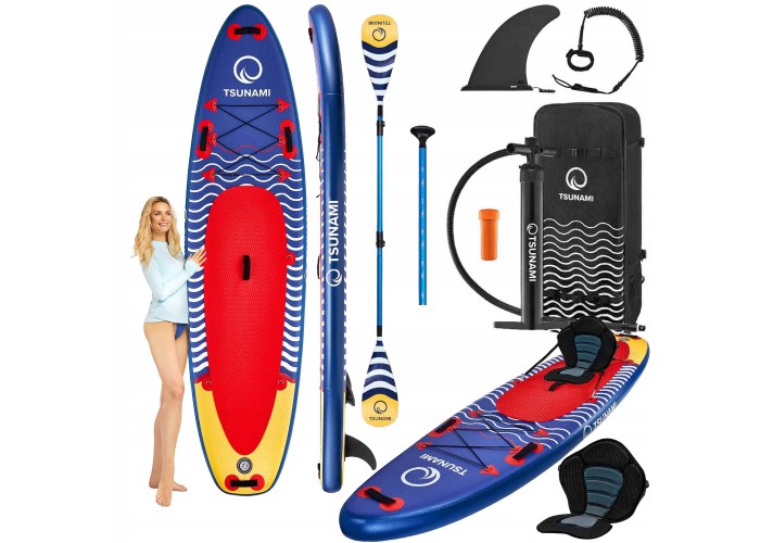 Надувна SUP дошка TSUNAMI 350 см з веслом Wave T04 (P-5907739314239)