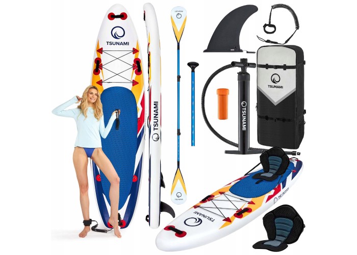 Надувна SUP дошка TSUNAMI 320 см з веслом Bolt T06 (P-5907739314253)