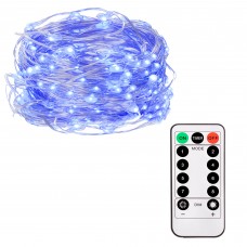Гірлянда на батарейках Springos 9.9 м 100 LED Pilot CL0103 Blue