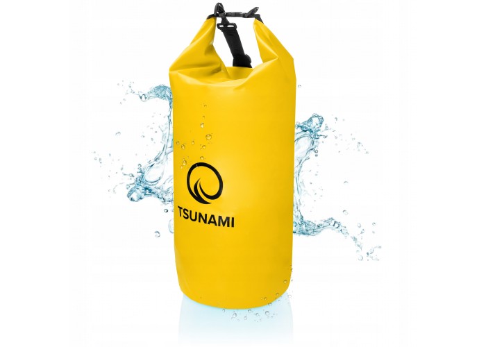 Гермомішок TSUNAMI Dry Pack 30 л водозахисний Yellow (P-5907739314086)