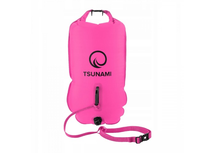 Буй для плавання TSUNAMI надувний 2 в 1 Pink (P-5907739314031)