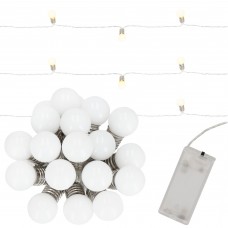 Гірлянда у вигляді лампочок на батарейках Springos 4 м 20 LED CL0112 Warm White