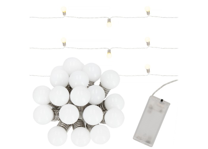 Гірлянда у вигляді лампочок на батарейках Springos 4 м 20 LED CL0112 Warm White