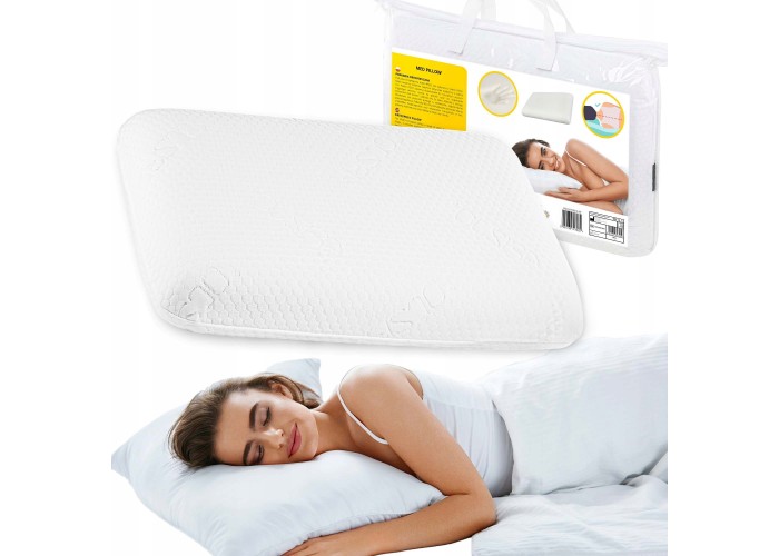 Подушка ортопедична 4FIZJO Med 40 x 58 см для сну White (P-5907739317032)
