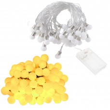 Гірлянда у вигляді лампочок на батарейках Springos 10 м 50 LED CL0113 Warm White