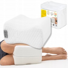Подушка ортопедична 4FIZJO Support 24 x 21.5 см для для ніг та колін White (P-5907739317056)