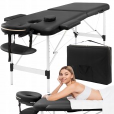 Масажний стіл складний 4FIZJO Massage Table Alu W60 Black (P-5907739318374)