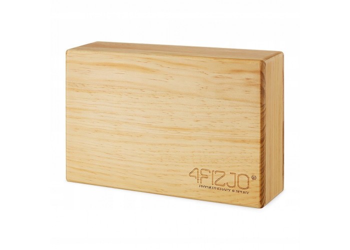 Блок для йоги 4FIZJO дерев'яний 22 x 14.5 x 7.2 см (P-5907739313409)