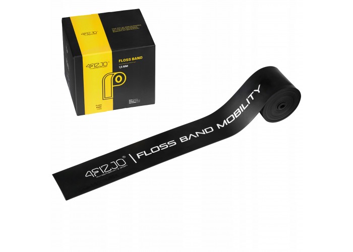 Стрічка компресійна для флосингу 4FIZJO Floss Band 207 x 5 x 0.15 см Black (P-5907222931882)