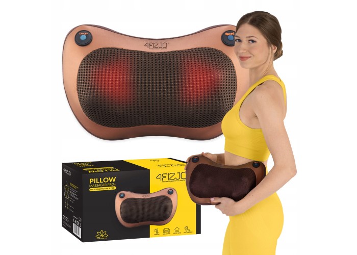 Подушка-масажер 4FIZJO Shiatsu Pro+ Brown (P-5907739319166)