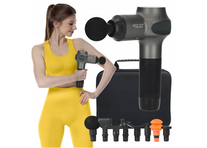 Ручний перкусійний масажер 4FIZJO Massage Gun Active 30 Вт масажний пістолет (P-5907739319937)