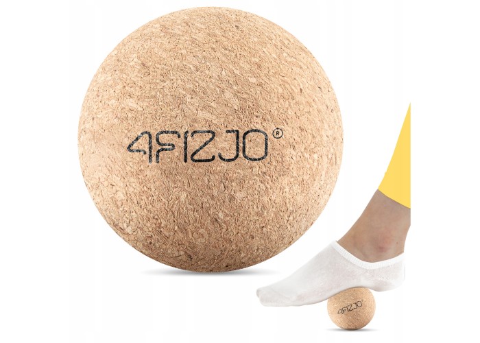 Масажний м'яч 4FIZJO Lacrosse Ball Cork 6.5 см (P-5907739319579)