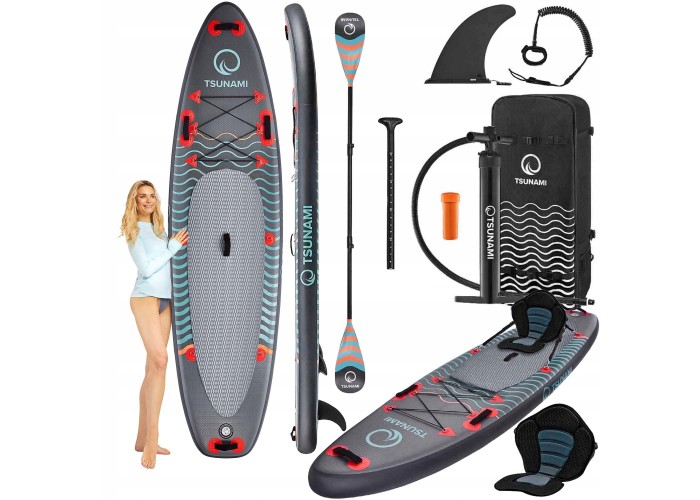 Надувна SUP дошка TSUNAMI 350 см з веслом Wave T03 (P-5907739314222)