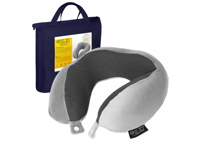 Подушка дорожня 4FIZJO 30 x 27 x 12 см Grey (P-5907739319432)