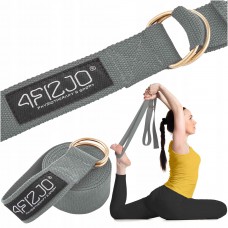 Ремінь для йоги 4FIZJO 300 см Grey (P-5907739315380)