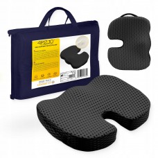 Ортопедична подушка 4FIZJO для сидіння 35 x 45 x 7 см Black (P-5907739318794)